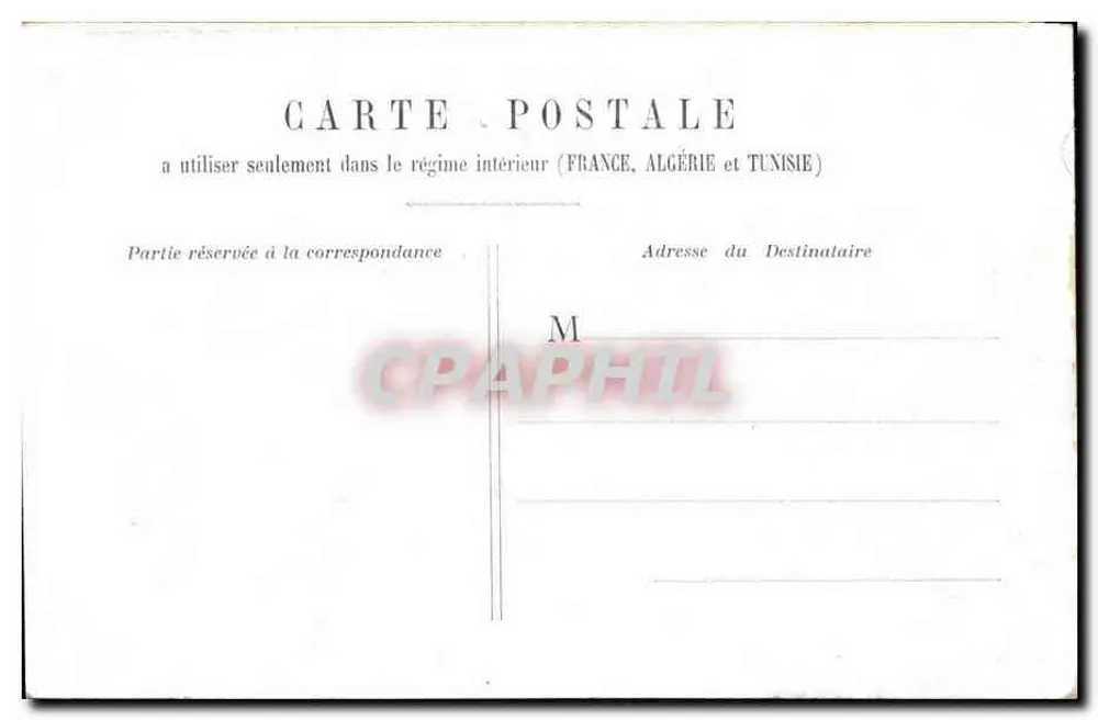 Paris — Palais de Justice, La Conciergerie — Verlag nicht sichtbar - Rückseite