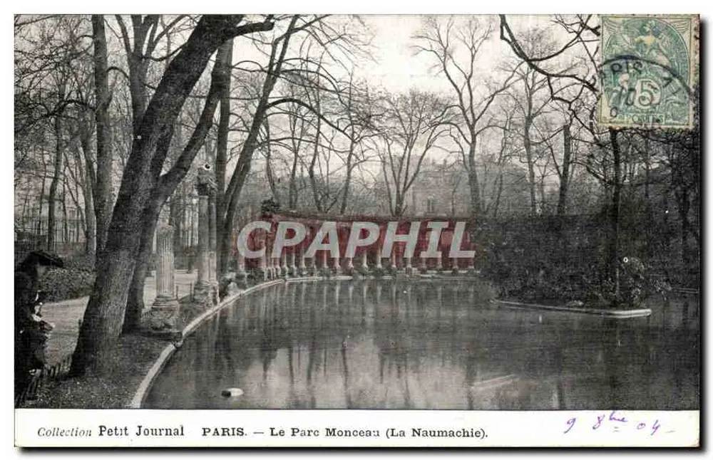 PARIS — Der Parc Monceau (La Naumachie) — Collection Petit Journal - Vorderseite