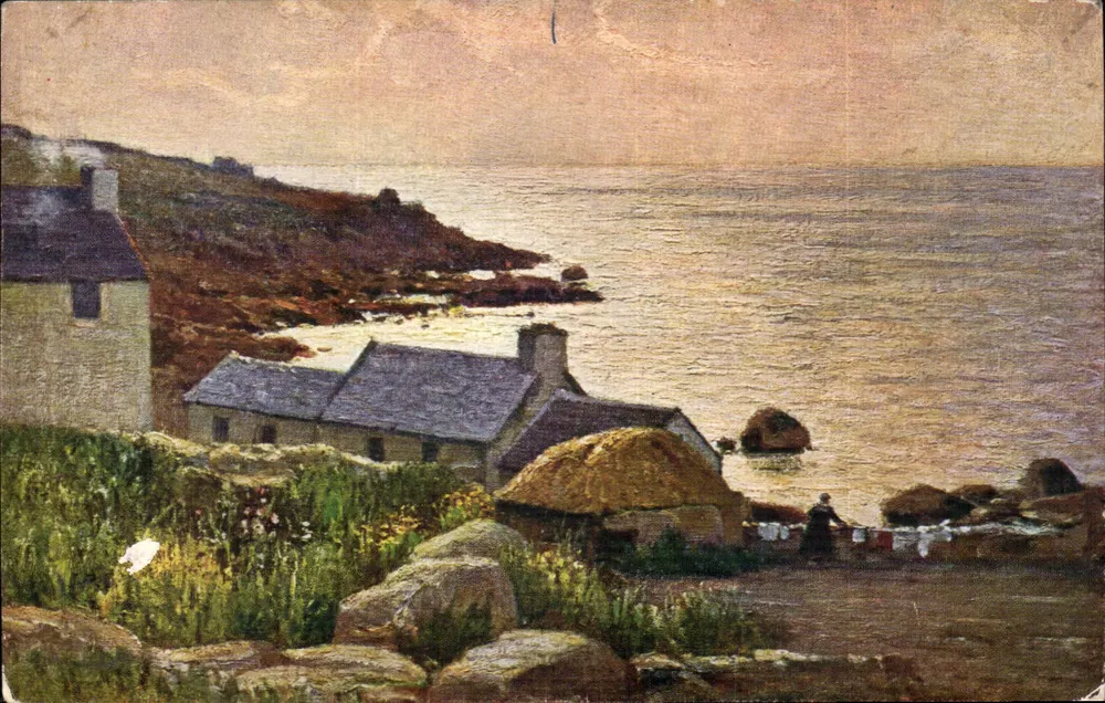 Ansicht der Küste — Haus am Meer — In Paris gedruckt, Nr. 770 - Vorderseite