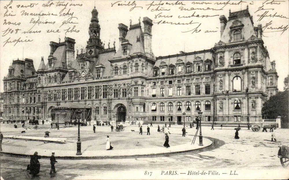 Paris — Hotel-de-Ville — LL. n°817 - Frente