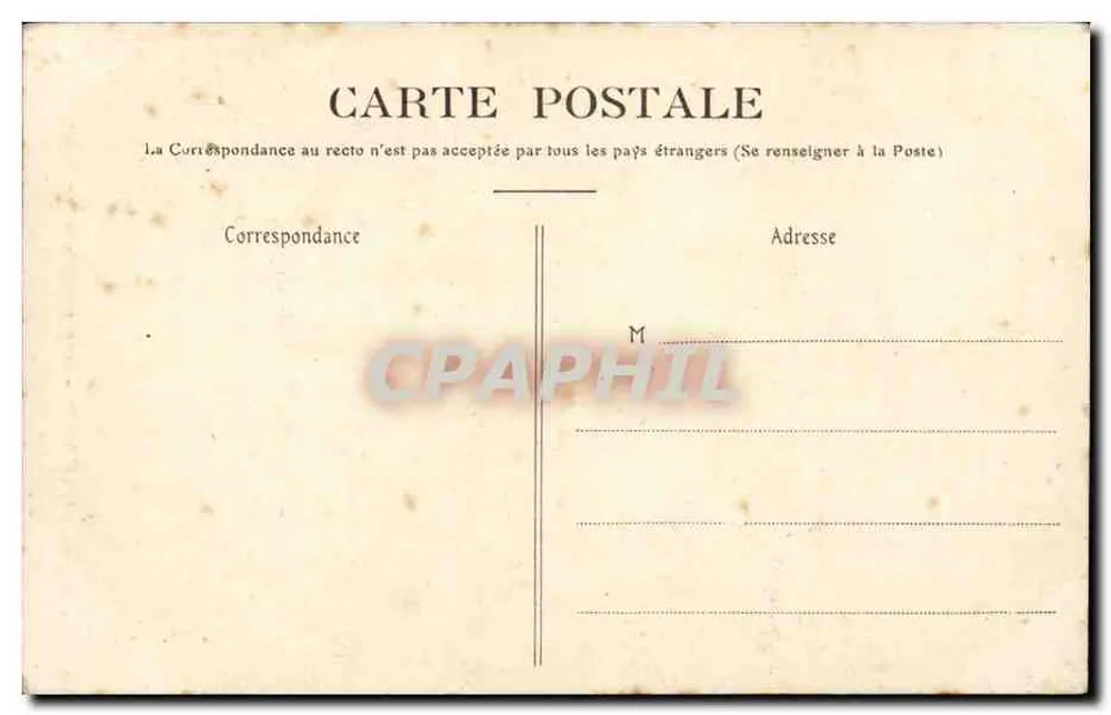Paris XVIIIe — Haupteingang des Sacré-Cœur — E. V. 521 - Rückseite
