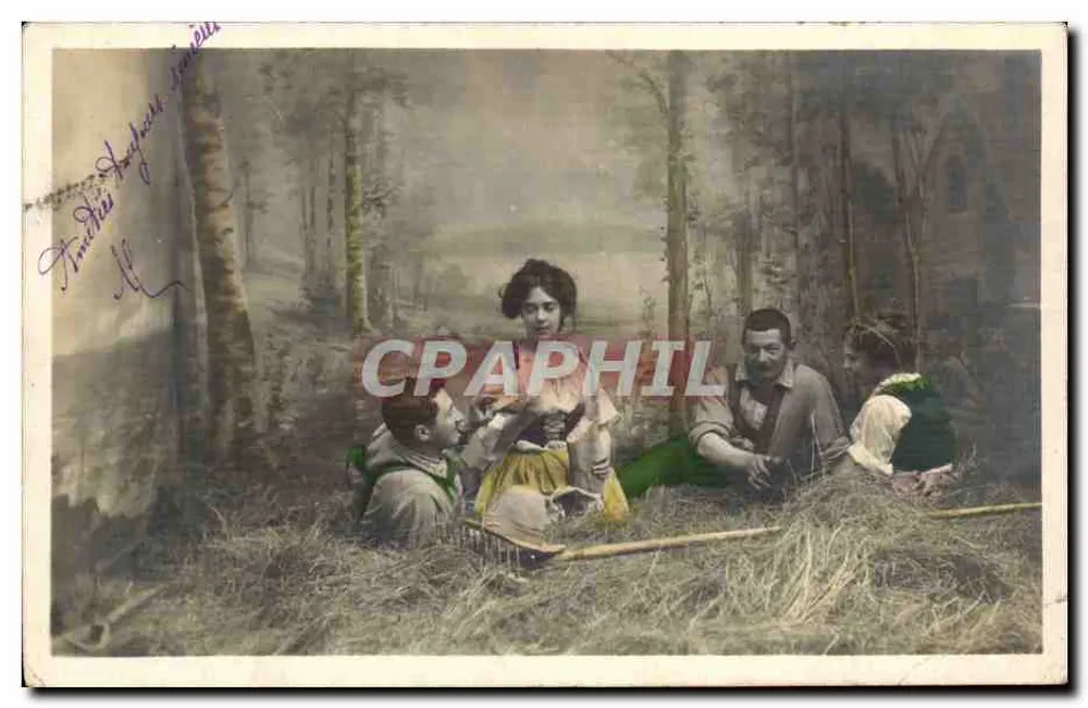 Jugend in der Wald — Lebensszenen — Papier Gallia n°712 - Vorderseite