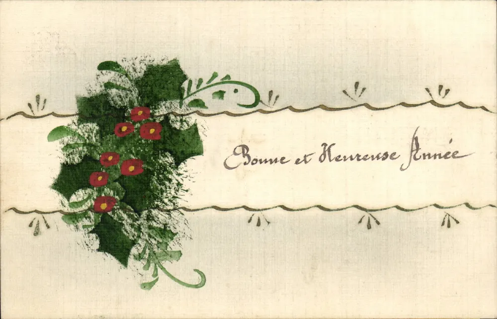 Holly Ball — Happy New Year — Verleger EME, Serie nicht sichtbar - Vorderseite
