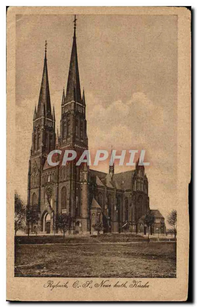 Rybnik, C.S., Nova igreja católica — editor Gastar, Rybnik - Frente