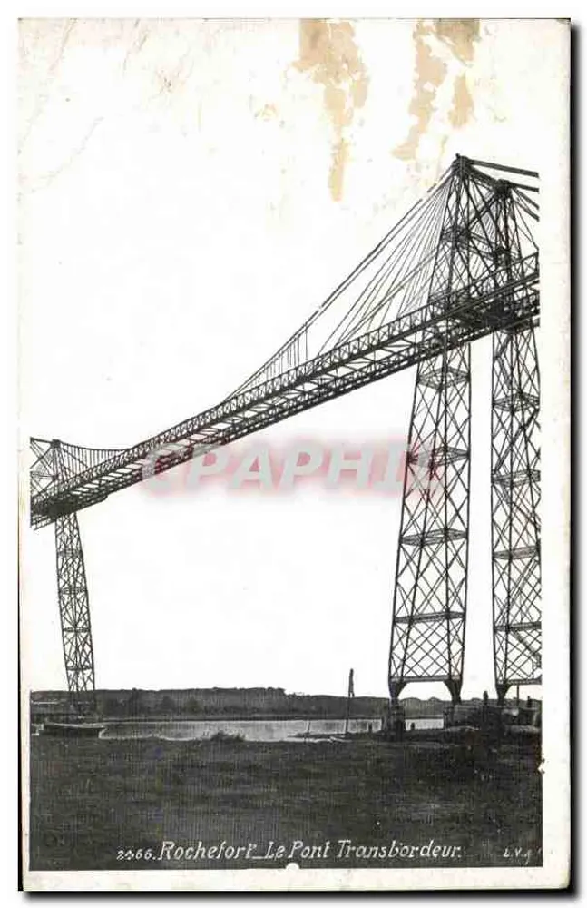 Rochefort - Der Transbordeur-Brücke — Verlag L.V.S. Nr. 2466 - Vorderseite