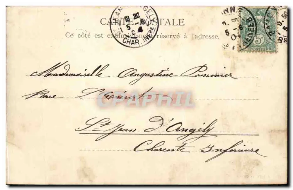 O Ponte Mayou — Bayonne — R.&J.D. 10578, 12 - Verso
