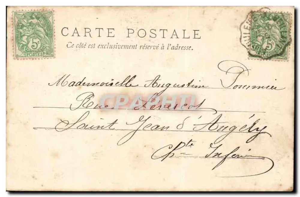 Cognac — O Ponte de St-Jacques — Editor desconhecido, n°18 - Verso