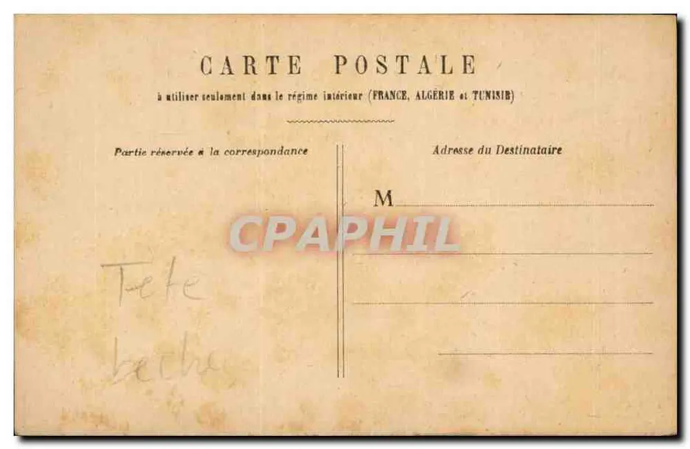 Paris - Arco do Triunfo — vista panorâmica — editor não identificado - Verso