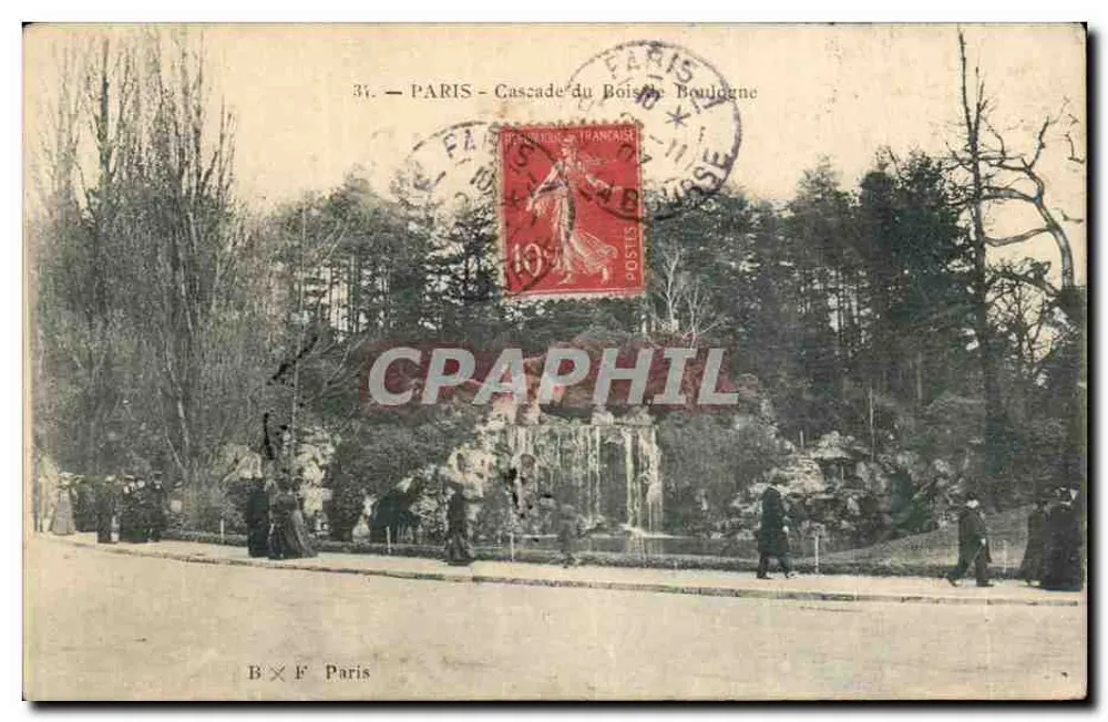 Paris - Cachoeira do Bois de Boulogne — B×F Paris, n°34 - Frente