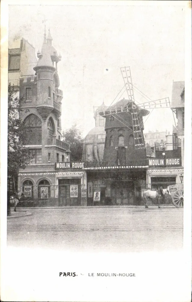 Paris — O Moulin-Rouge — editor não identificado - Frente