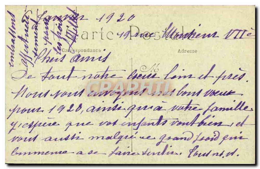 Paris — O Hôtel-de-Ville — L. D. - Verso