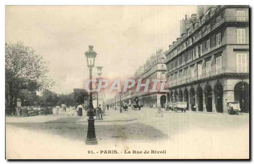 Paris — A Rue de Rivoli — n°91 - Frente