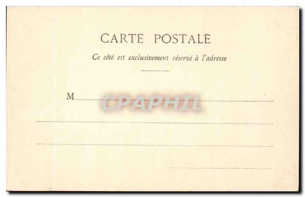 Paris — A Rue de Rivoli — n°91 - Verso