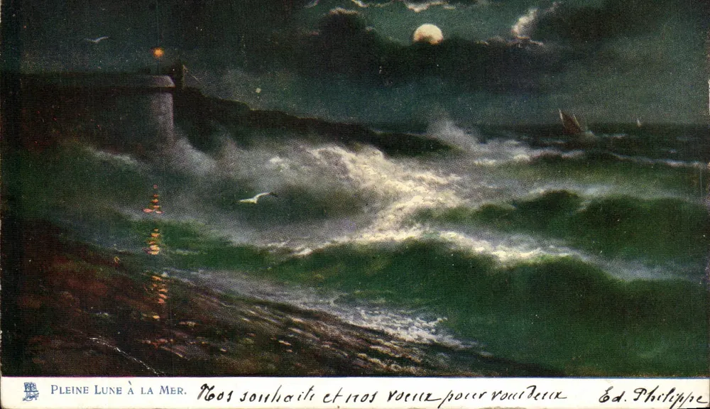 Vollmond am Meer — Verlag Philippe - Vorderseite