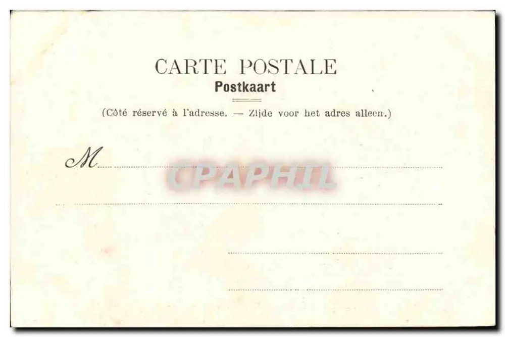 Bruxelas — Hotel de Ville — editor anônimo, série não identificada - Verso