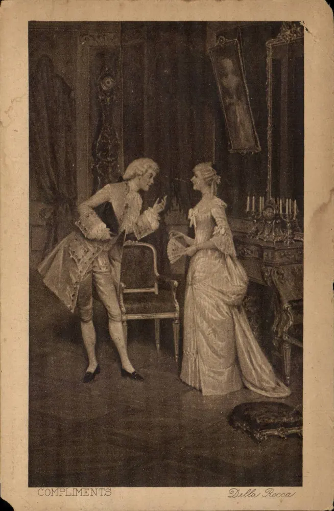 Cena de cortesia — Cumprimentos — Della Rocca - Frente