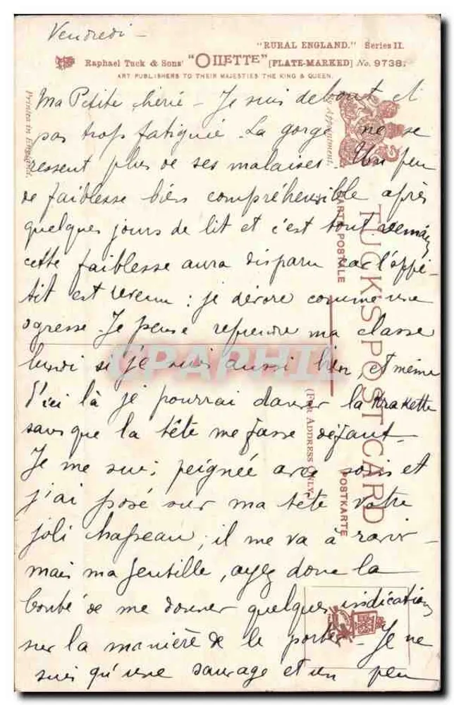 Bois nos pântanos — 'Mid Reedy Fens Wide Spread.' — R. F. McIntyre - Verso