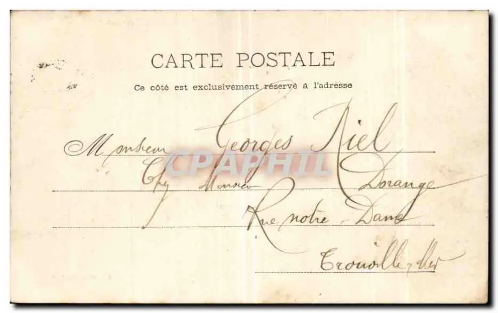 Lago das Buttes Chaumont — Paris — P. Marmona, editor, Paris, n° 327 - Verso