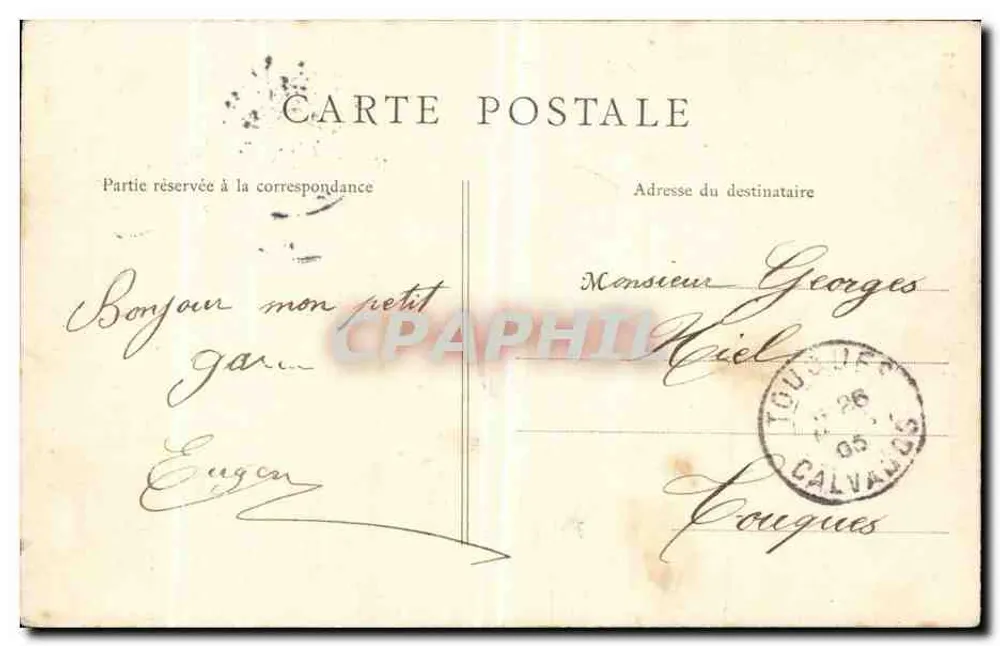 Paris — Praça da Bastilha — B. F., Paris 97 - Verso