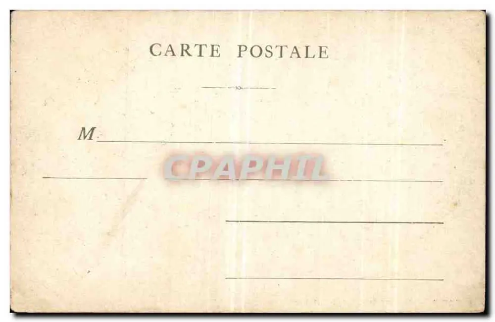 Paris — Champs-Élysées, Petit Palais — editor não identificado, número de série não visível - Verso