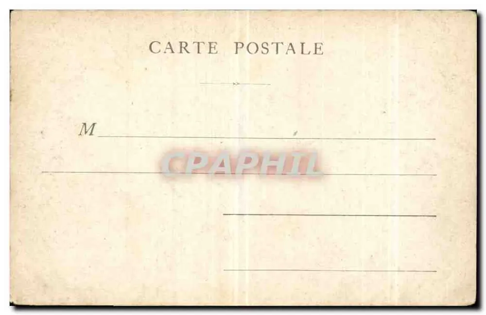 Paris — Jardim das Plantas — editor não identificado - Verso