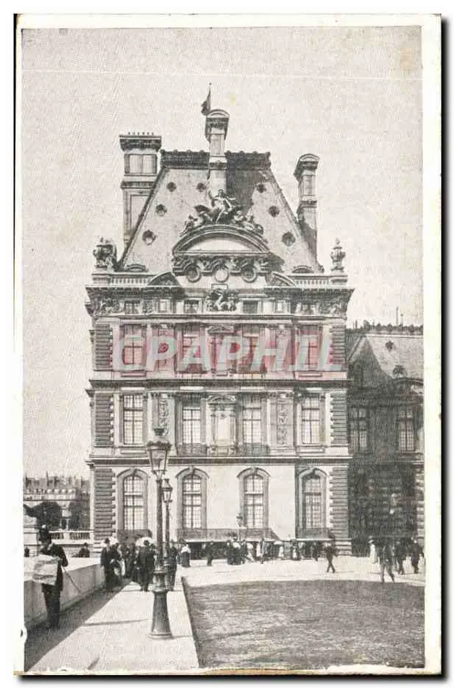 Hôtel de Ville de Paris — vista da fachada — editor não identificado - Frente