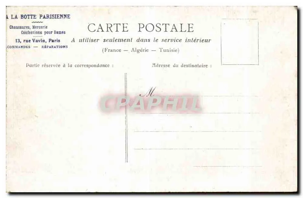 Paris — Bordas da Sena — editor não identificado - Verso