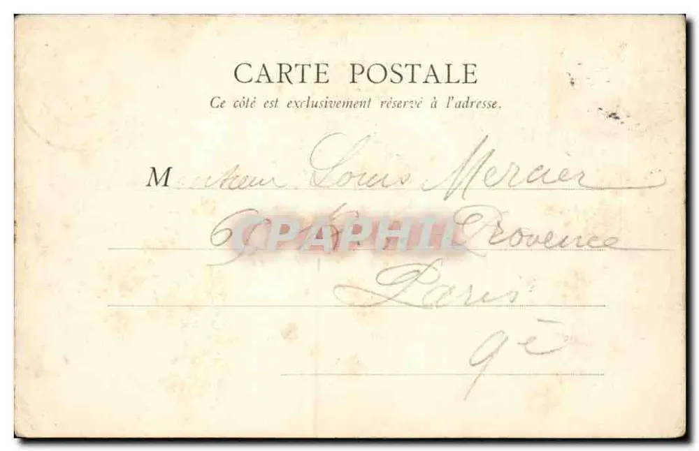 Porta Saint-Martin — Paris — B. F., Paris, n°14 - Verso