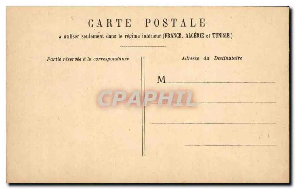 Paris - Câmara dos Deputados — vista do edifício com colunatas e estátuas — editor não identificado - Verso