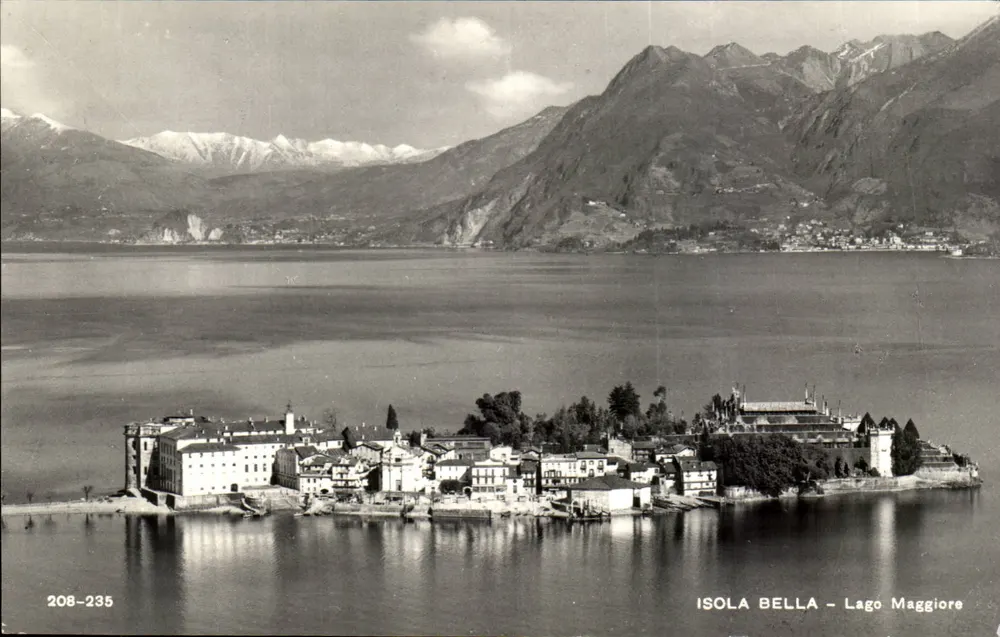 Ilha Bella – Lago Maggiore — Bilhete postal antigo n°208-235 - Frente