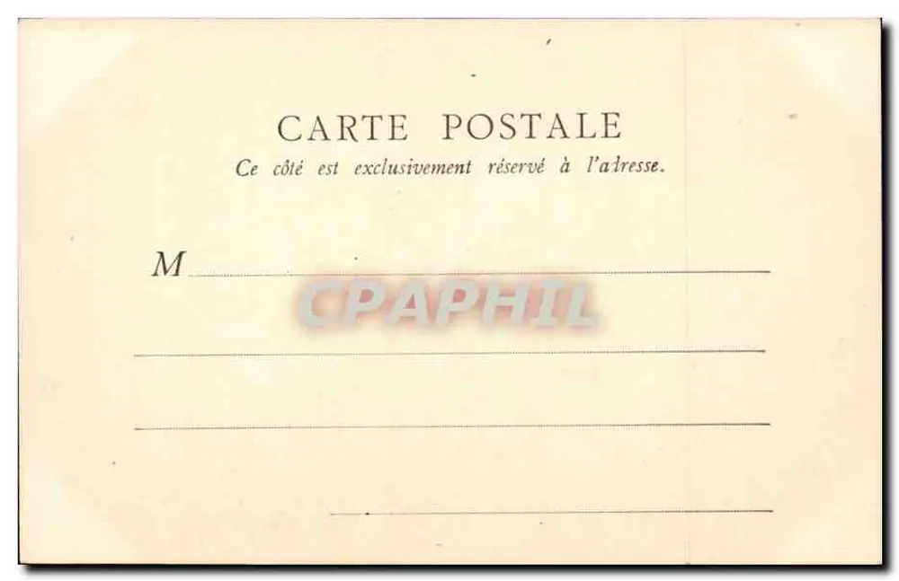 Der Große Bassin der Tuileries — Paris — B.F. Paris, Nr. 111 - Rückseite