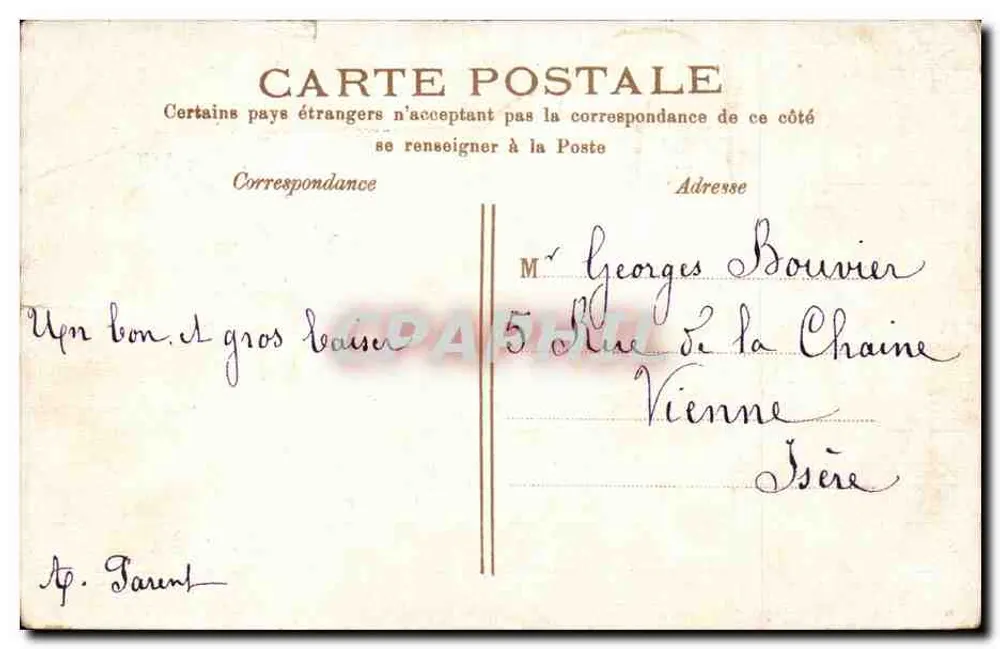 Paris. A Igreja da Madeleine — vista da praça — editor não visível - Verso