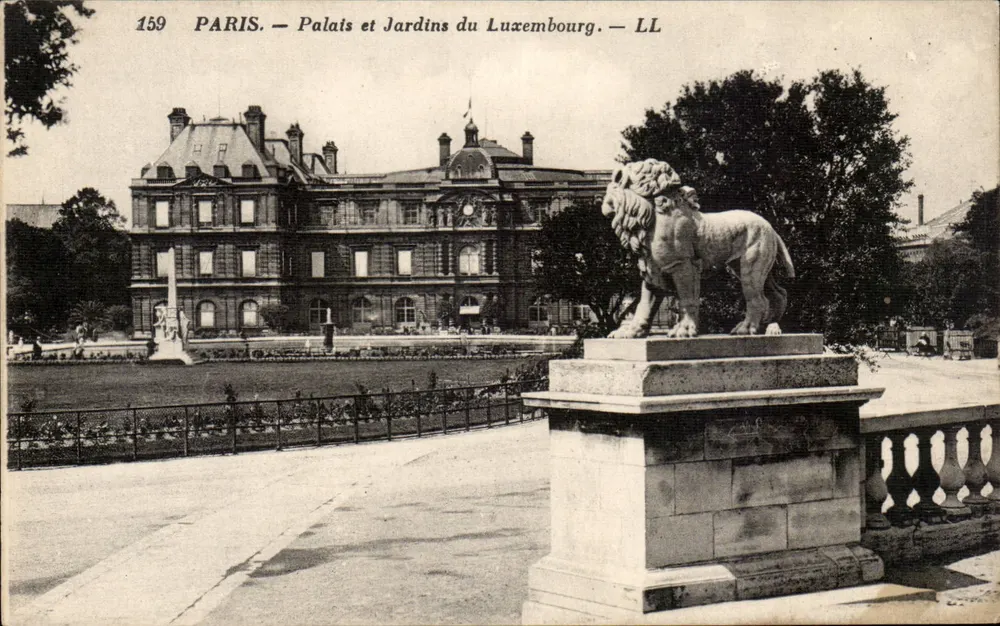 Paris — Schloss und Gärten des Luxembourg — LL - Vorderseite