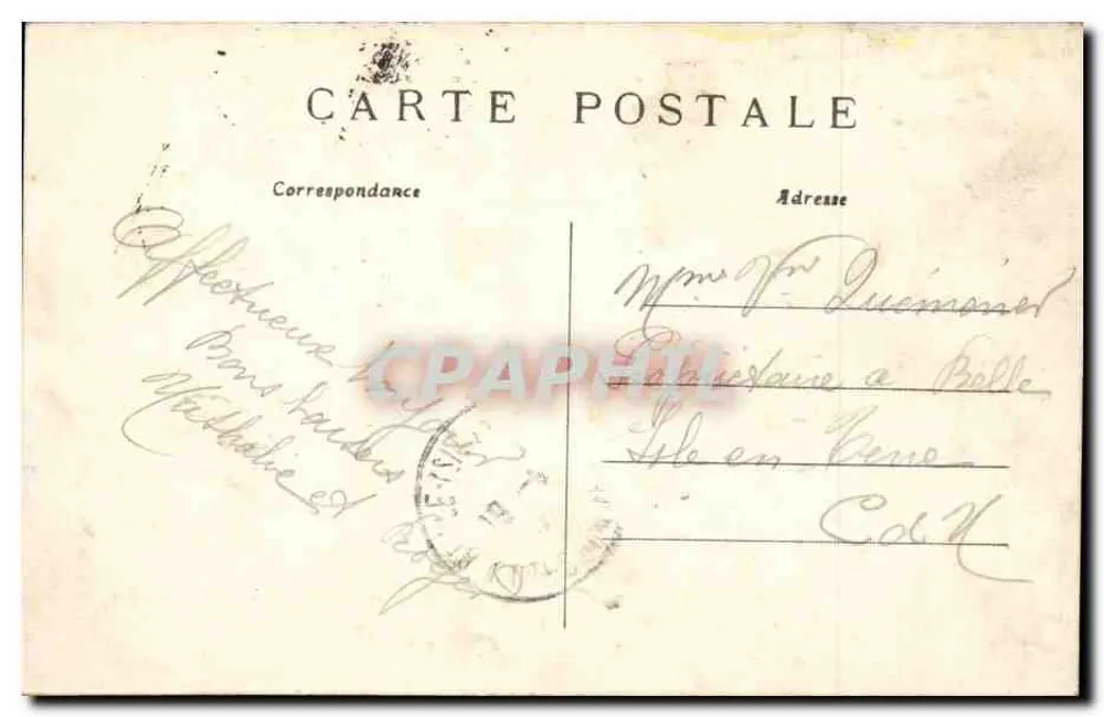 Paris — Der Louvre und die neuen Carrousel-Gärten — G. M. n° 440 - Rückseite