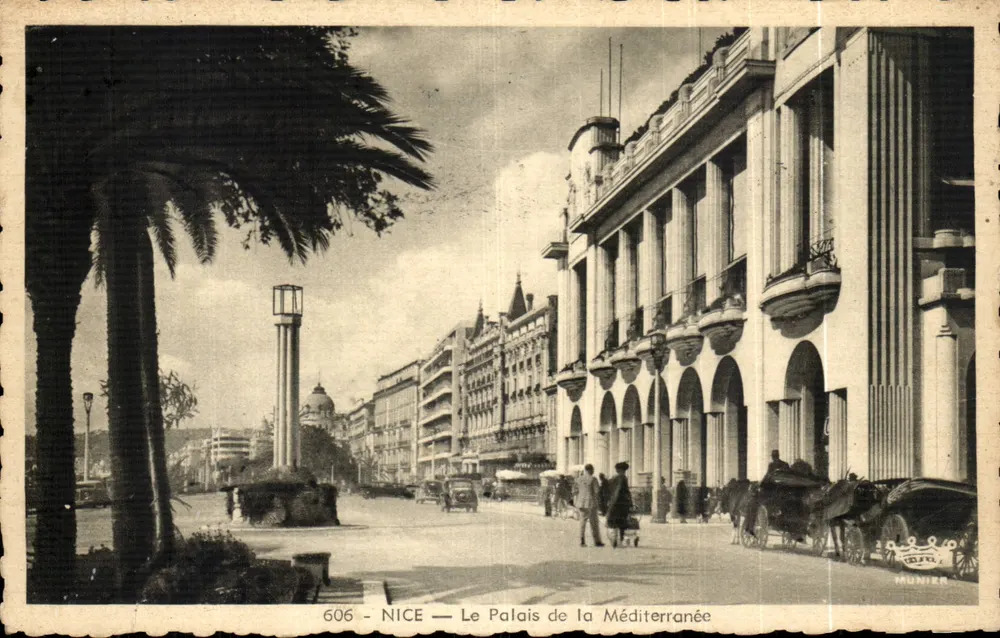 NICE — O Palácio da Mediterânea — Munier 606 - Frente