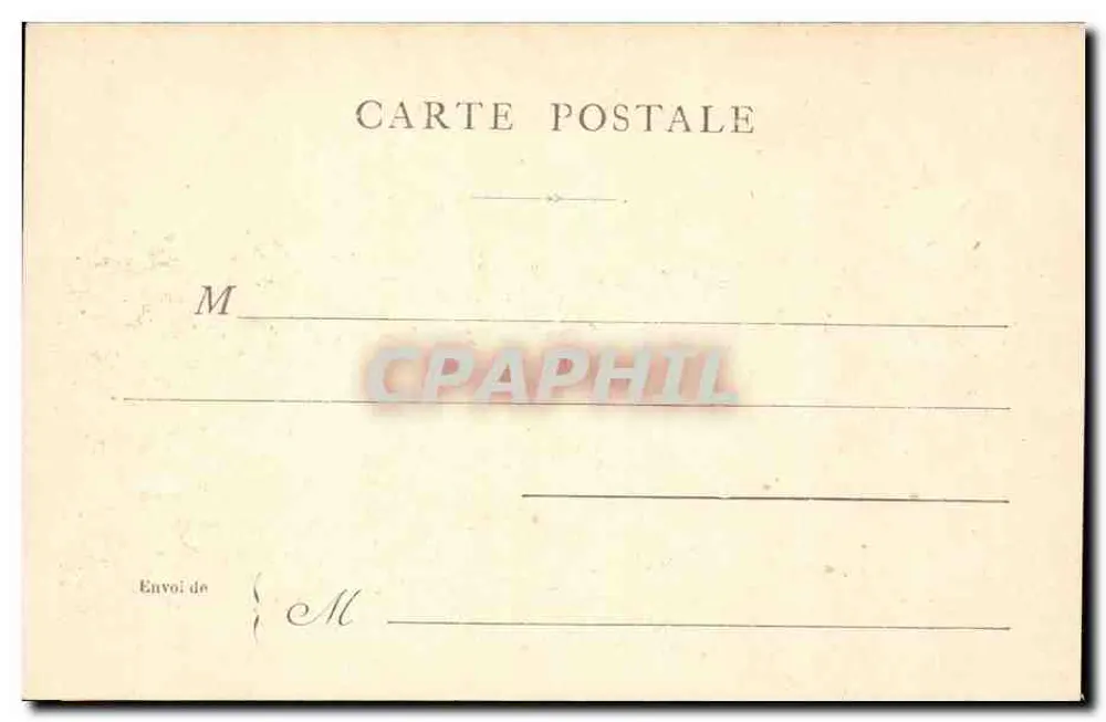 Paris — Praça da Concórdia — editor não identificado - Verso