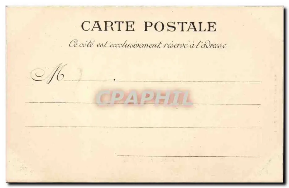 Paris — A Madeleine — L.J. & Cie, editor. Augouline, Paris - Verso