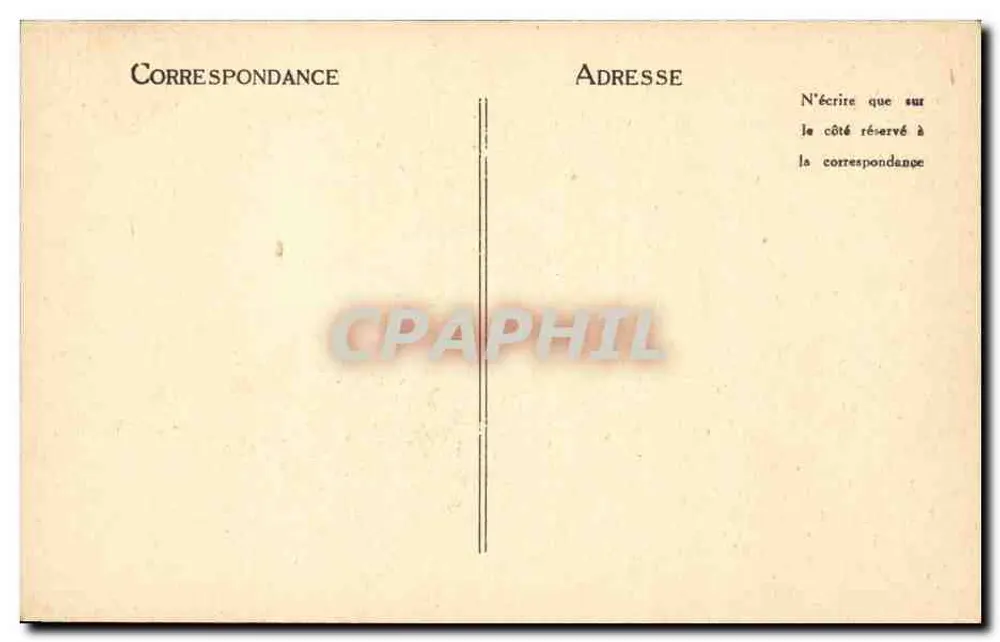 इन्वैलिड्स के डोम — पेरिस VII — सीरीज़ B.P. संख्या 238 LL - पीछे