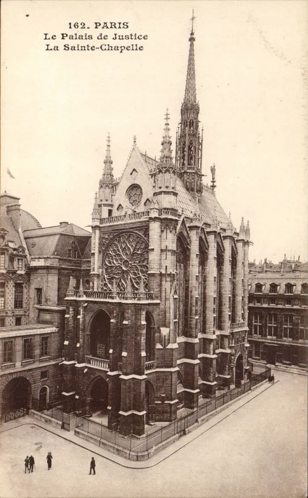 Paris — Das Palais de Justice, Die Heilige Kapelle — I.P.M. n°162 - Vorderseite