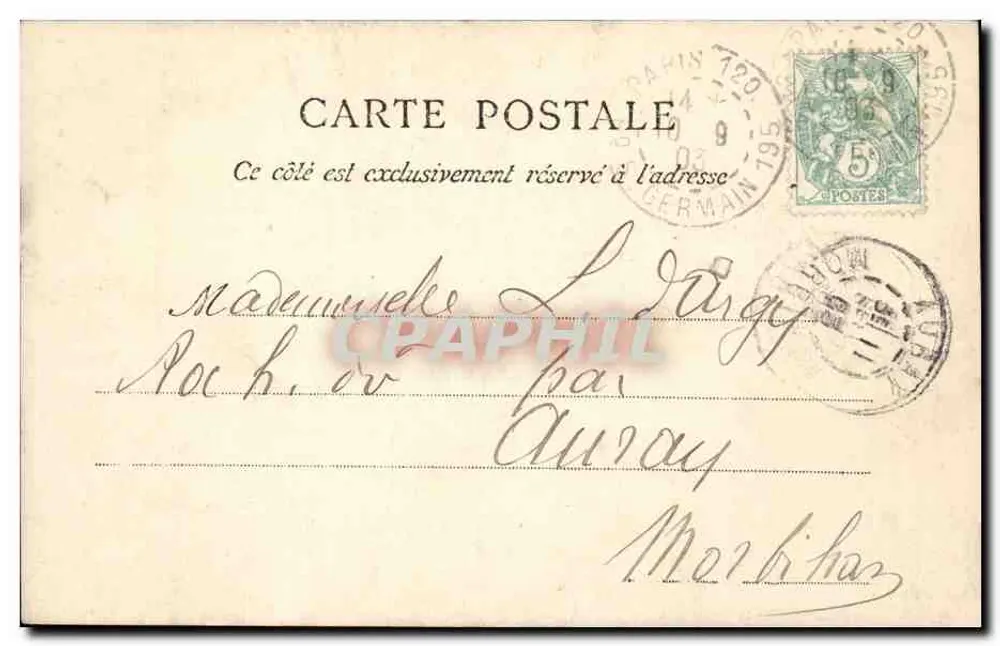 Paris — Torre de Jean-sans-Peur — J. D. e Cie, Paris, n°152 - Verso