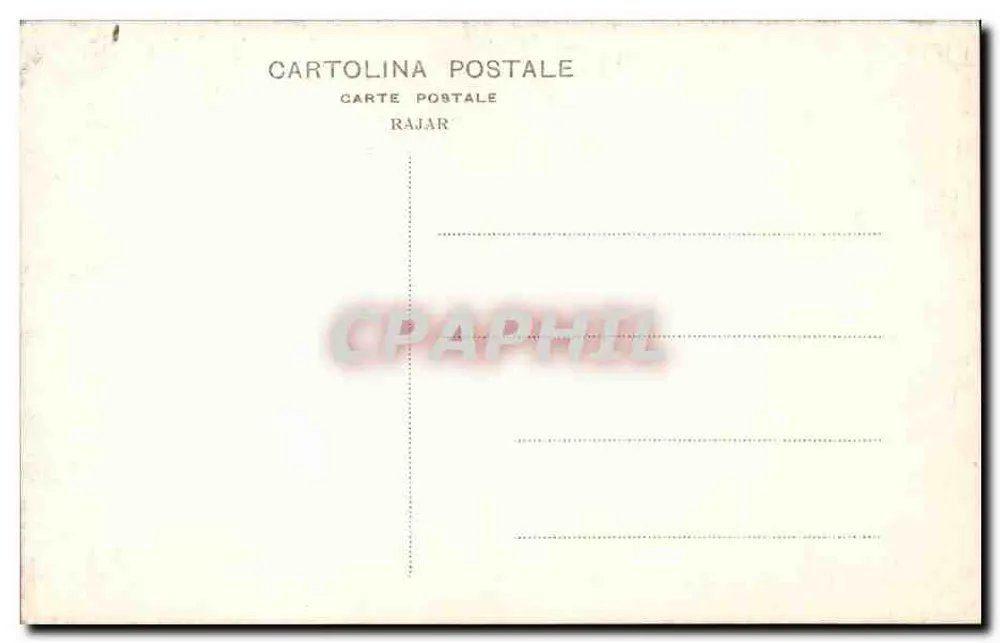 Pompei - Casa detta dei Vettui Farmacisti — Fresko mit Putti — Ed. Alinari N. 11980 - Rückseite