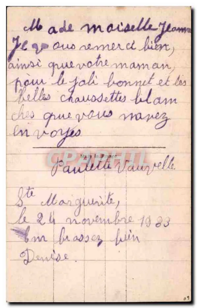 Rosas — buquê de rosas rosas e laranjas — P.C. 2515 - Verso