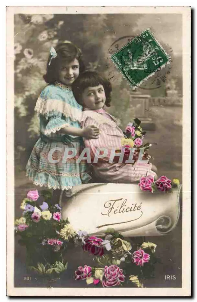 Zwei junge Mädchen — Félicité — IRIS n°981 - Vorderseite