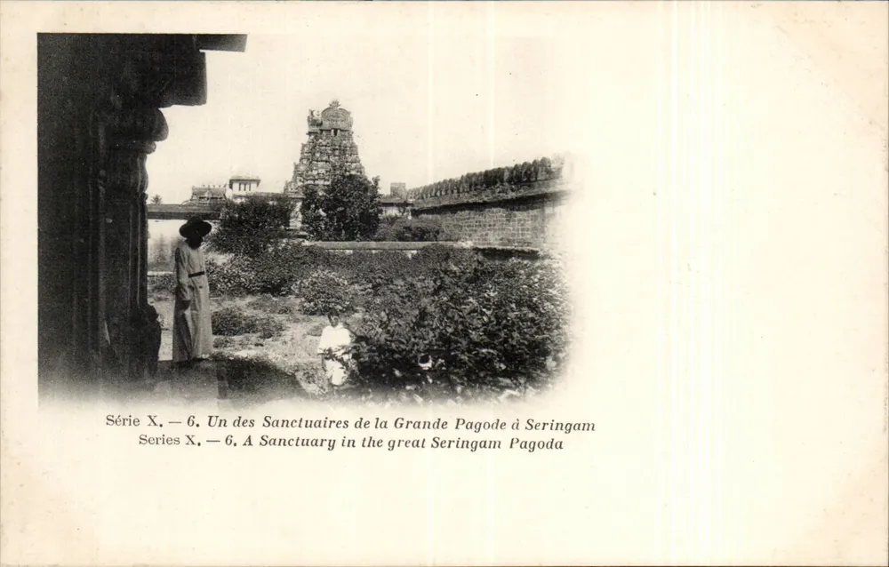 Heiligtum der Großen Pagode in Seringam — Serie X, Nr. 6 - Vorderseite