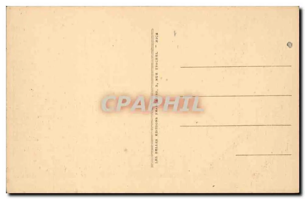 Cannes — Ansicht von der Croix des Gardes — Verlag Cap, Nr. LL 368 - Rückseite