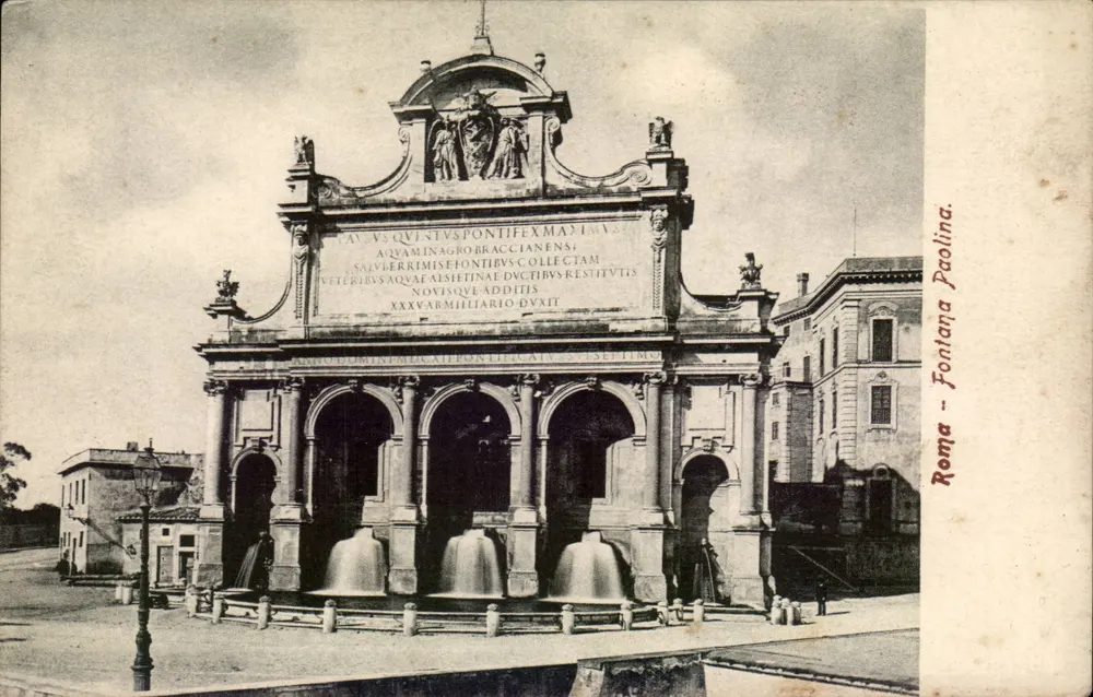Fontana Paolina — Rom — Verlag Anderson - Vorderseite
