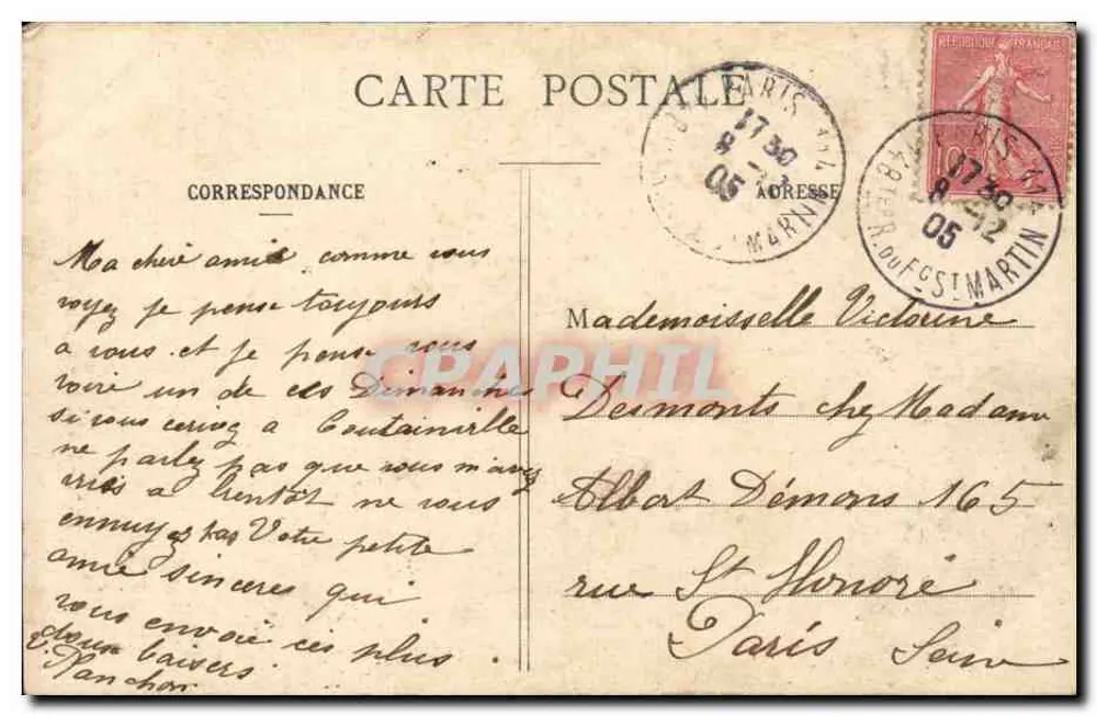 Igreja Saint-Laurent — Paris — n° 138 - Verso