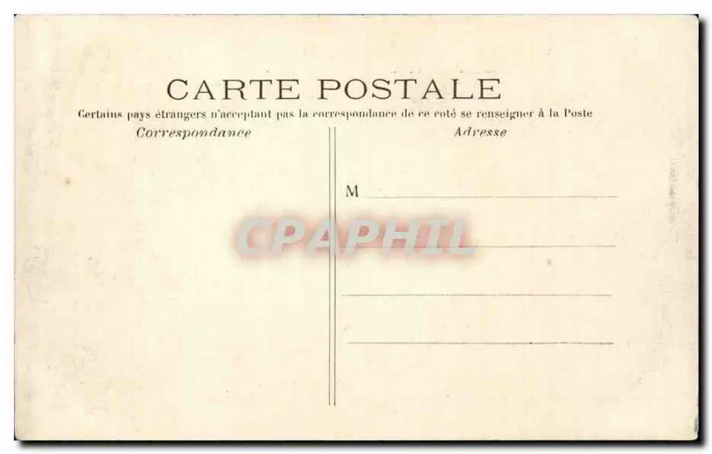 Paris - O Bois de Boulogne — A Cascata — C.M. n°153 - Verso