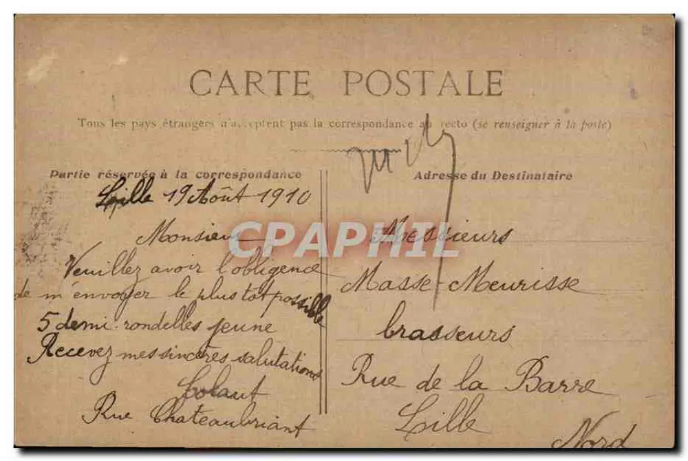 Paris - O Moulin-Rouge — editor não visível, número de série ilegível - Verso