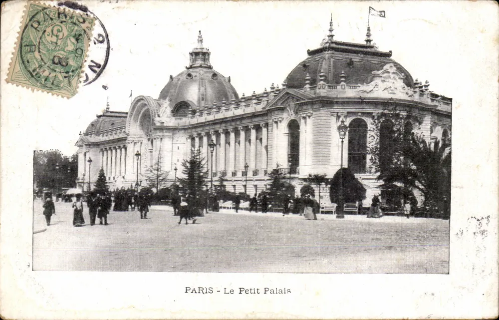 PARIS - O Pequeno Palácio — vista arquitetônica — editor não identificado - Frente